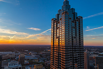 Cities, Architecture, Usa, Skyscraper, Building, United States, Facade, Atlanta HD wallpaper