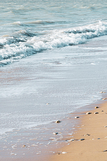Nature, Water, Sea, Waves, Beach, Shore, Bank HD phone wallpaper