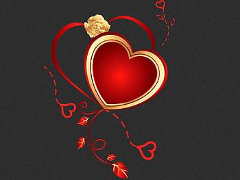 Heart, Love, Background, Patterns, Light, Light Coloured HD wallpaper