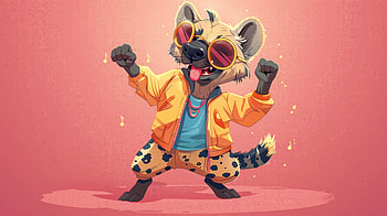 Hyena, artist, artwork, digital-art HD wallpaper