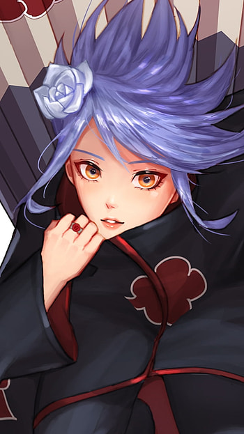 Konan — Paper Rose (Naruto Anime), Konan (Naruto), Anime, Naruto HD phone wallpaper