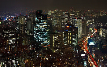 Landscape, Cities, Night HD wallpaper