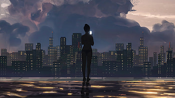 Capturing The City , alone, artist, artwork, digital-art HD wallpaper