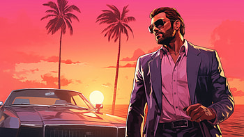 Grand Theft Auto VI Sunset Vibes, video game, Grand Theft Auto VI HD wallpaper