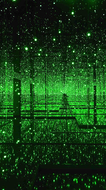 Green Aesthetic, Lights HD phone wallpaper