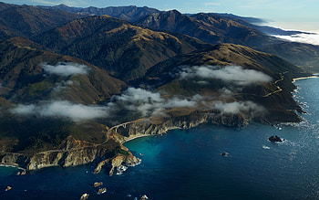 Bixby Creek Bridge, bridge, california, bixby creek, big sur HD wallpaper