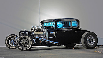 Rat Rod, classic, custom, car, auto, hot rod, vintage HD wallpaper