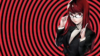 Kasumi Yoshizawa Persona 5 Royal - Red Anime Style, video game, Persona, Persona 5 Royal, Kasumi Yoshizawa, red anime HD wallpaper
