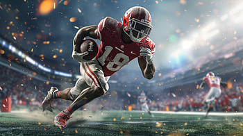 Football Toucown Rush -, football, toucown, athlete, Sports, stadium HD wallpaper