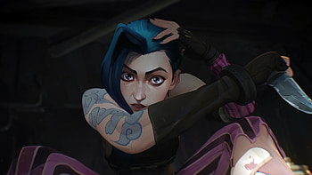 Arcane: League of Legends, Arcane series, Jinx, Artwork HD wallpaper