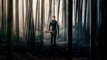 Robin hood, Taron Egerton, 2018 movie, forest, outdoor HD wallpaper