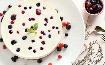 Food, Berries, Blackberry, Cheesecake HD wallpaper