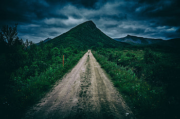 Nature, Grass, Mountain, Path, Trail HD wallpaper