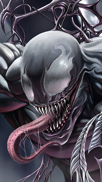 Venom, Black, Evil HD phone wallpaper