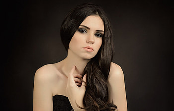 Beauty, model, woman, brunette HD wallpaper