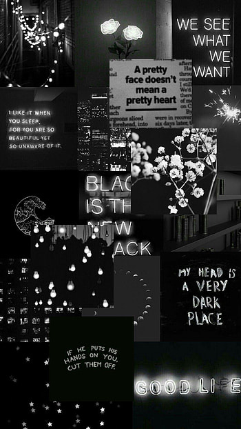 Black aesthetic, monochrome graphy, art HD phone wallpaper