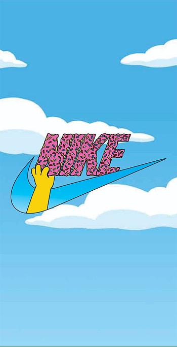 Nike, simpsons HD phone wallpaper