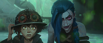 Arcane Season 2 Jinx & Isha TV Show, TV Show, Arcane, Arcane Season 2, Jinx (League Of Legends), Isha (League Of Legends) HD wallpaper
