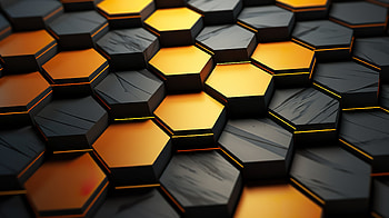 3D Honeycomb Pattern, Abstract, honeycomb HD wallpaper