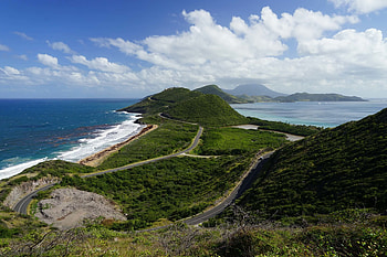 Timothy Hill Overlook, Saint Kitts and Nevis HD wallpaper