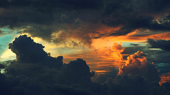 Sky clouds , Sky , Nature , Clouds HD wallpaper