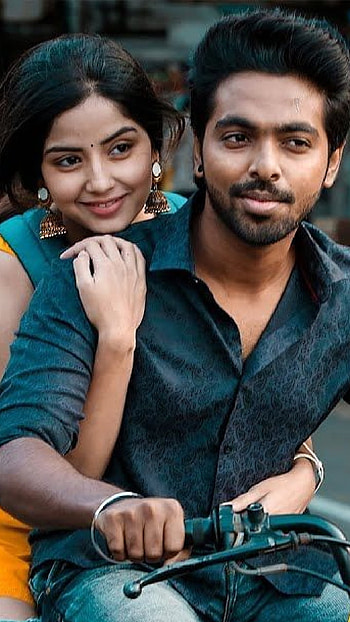 Beauty 64, Divya Bharathi, actress, Sivappu Manjal Pachai, G. V. Prakash Kumar HD phone wallpaper