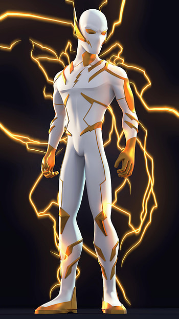 Godspeed, Flash's nemesis, Comics villain, Lightning strikes HD phone wallpaper