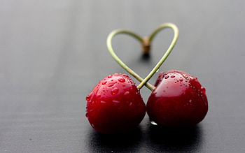 Cherry perfection, , Tempting and delicious, Nature's candy HD wallpaper