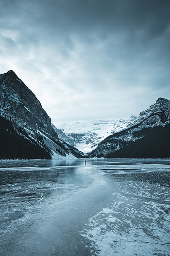 Landscape, Nature, Mountains, Ice, Snow, Lake, Frozen HD phone wallpaper