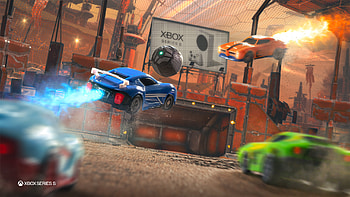 Xbox Series S PlasticAction - Rocket League, video game, Rocket League, Xbox HD wallpaper