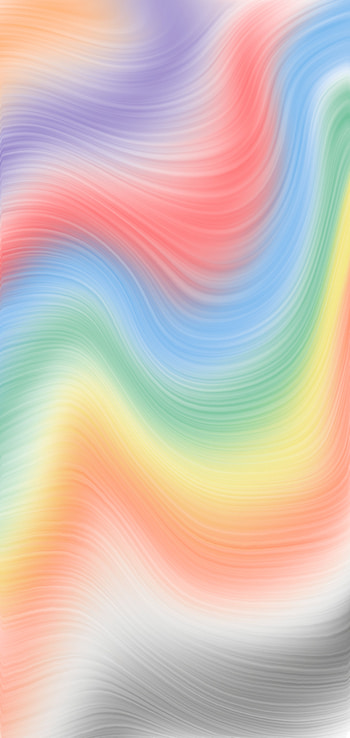 Colour wave, orange, aqua, white, background HD phone wallpaper