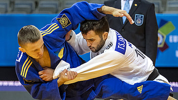 Tornike Tsjakadoea vs Simeon Catharina, Judo HD wallpaper