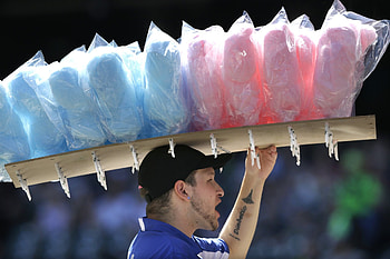 ultra cotton candy, Colorful sugary swirls, Eye-catching , Sweet confection HD wallpaper