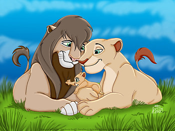 Random version of the Lion King., baby, lion, king HD wallpaper