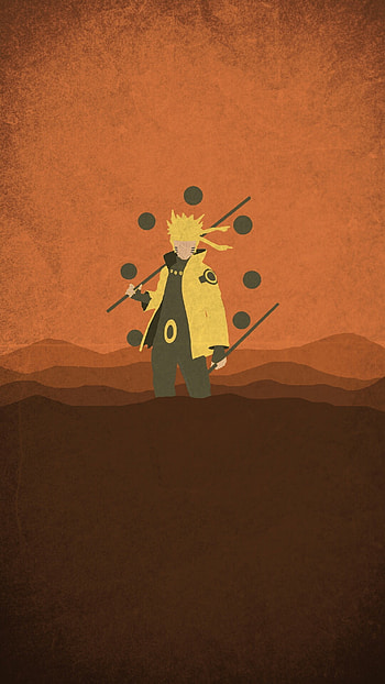 Naruto Minimalist Mobile HD phone wallpaper