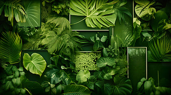 Collage Green Aesthetic, green aesthetic, nature, aesthetic HD wallpaper
