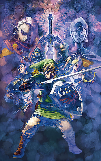 Zelda, Game, The-legend-of-zelda, Link, Manga HD phone wallpaper