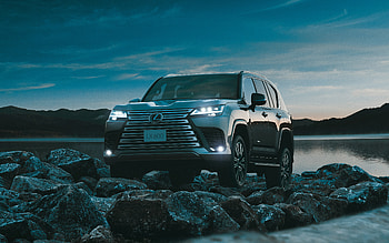 Lexus LX 600, , darkness, 2022 cars, offroad, desert, JP-spec, headlights, 2022 Lexus LX, SUVs, japanese cars, Lexus HD wallpaper