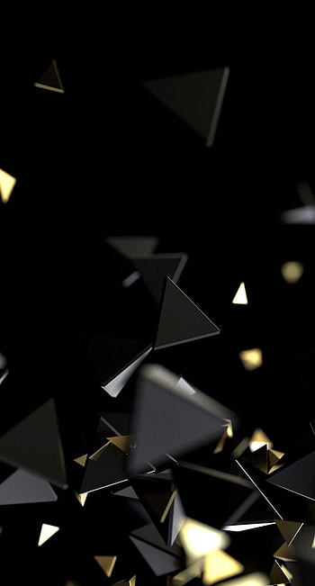 Black, Gold HD phone wallpaper