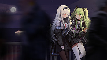 College Gossip , anime-girl, anime, artist, artwork, digital-art HD wallpaper