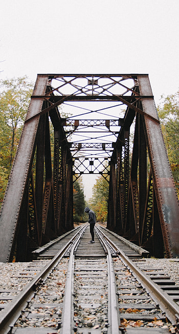Alone, Miscellanea, Miscellaneous, Road, Loneliness, Lonely, Rails HD phone wallpaper