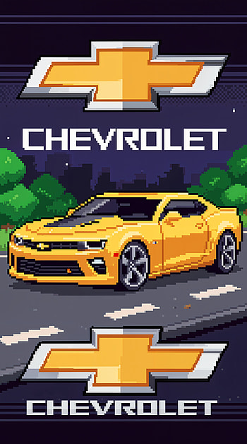Camaro Pixel Rush — Chevrolet , car, sports car HD phone wallpaper