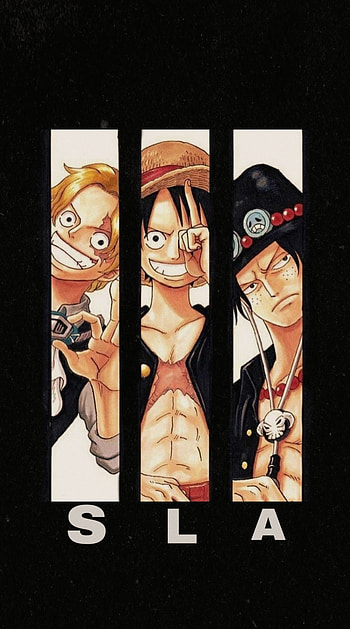 Luffy, Ace, Art, Anime, One_Piece, Sabo, Manga HD phone wallpaper