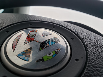Vw, automotive wheel system, carbon HD wallpaper