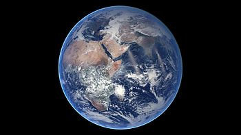 the blue marble spins-nasa portrait of earth HD wallpaper