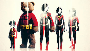 Incredibles - Superhero Family Background, The Incredibles, superhero, bear, Family, costume HD wallpaper