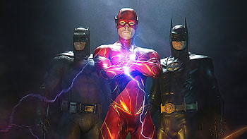 Batman And Flash Together, batman, flash, movies, 2021-movies, artwork, superheroes HD wallpaper