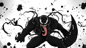 Enigmatic Venom, venom, superheroes, artwork, digital-art, ai HD wallpaper