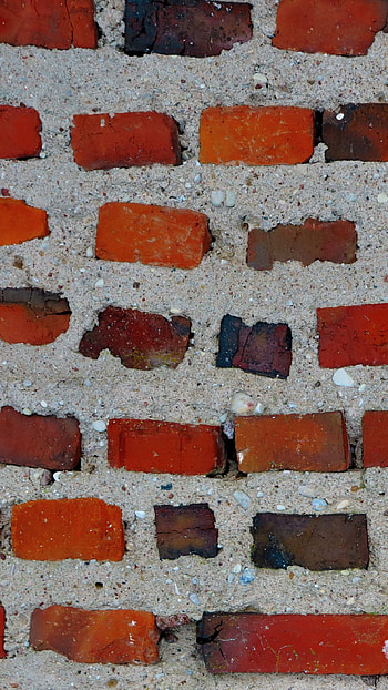 Bricks Wall, wall HD phone wallpaper