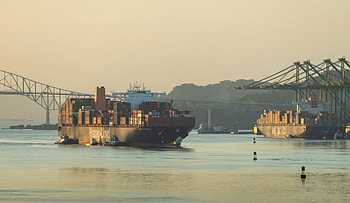Panama Canal, Climate crisis, Handover anniversary, Port technology HD wallpaper